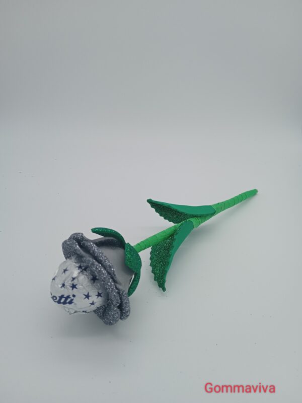 Fiore San Valentino Gomma Eva Grigio 2