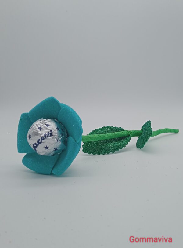 Fiore San Valentino Gomma Eva Verde 2